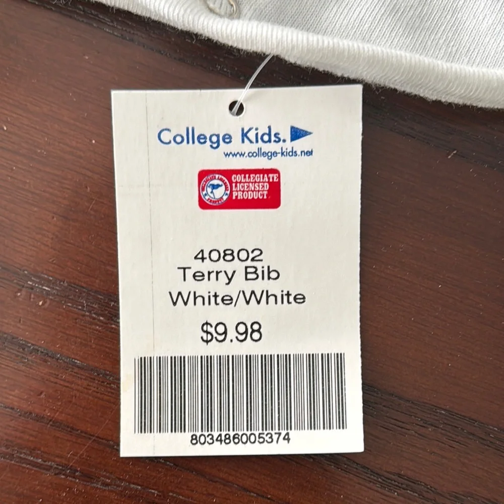 Kids Bib - Blue and White